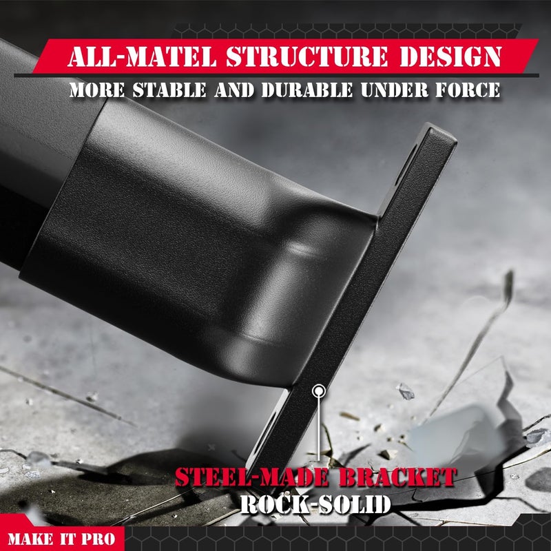 KitsPro 260lb Roof Rack Cross Bars for 2016-2019 Ford Explorer (ONLY FIT Factory Raised Side Rails), Matte Black Heavy Duty Aluminum Cargo Crossbar - Image 4